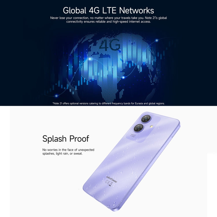 Ulefone Note 21, 4GB+128GB, Face ID & Fingerprint, 6.56 inch Android 14 Unisoc T606 Octa Core, Network: 4G, Dual SIM, OTG Ulefone Note 21, 4GB+128GB, Face ID & Fingerprint, 6.56 inch Android 14 Unisoc T606 Octa Core, Network: 4G, Dual SIM, OTG